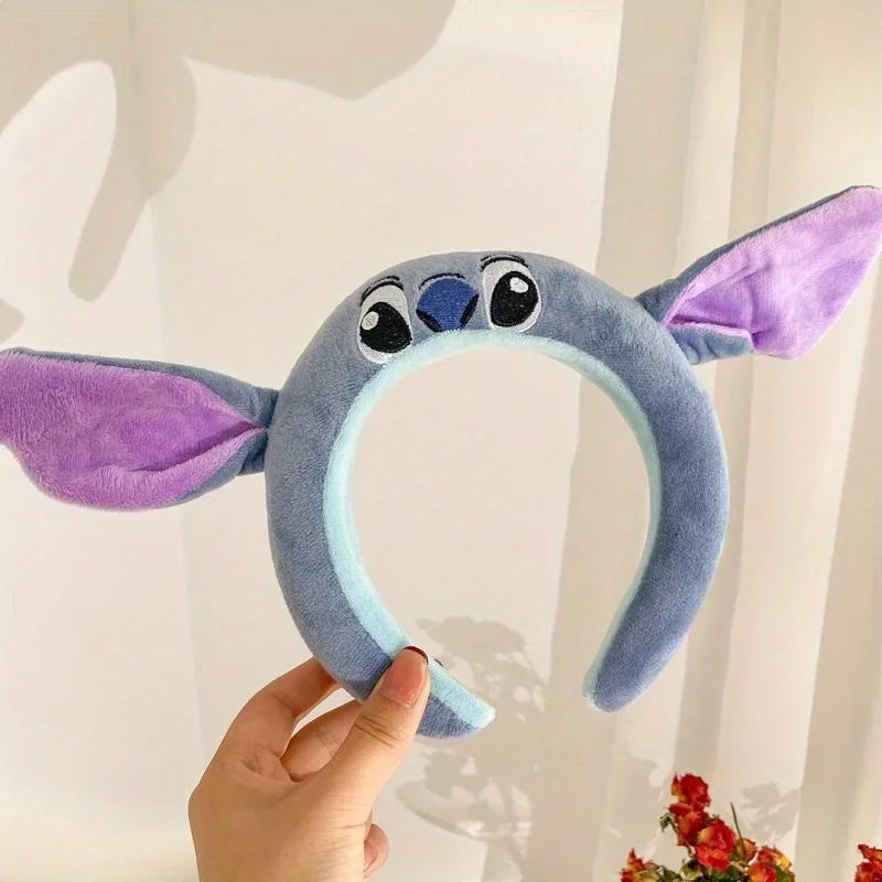 Stich Headband Cute Cartoon Funny Headband Decorative Headband Plush Anti-Slip Headband Girls Gift