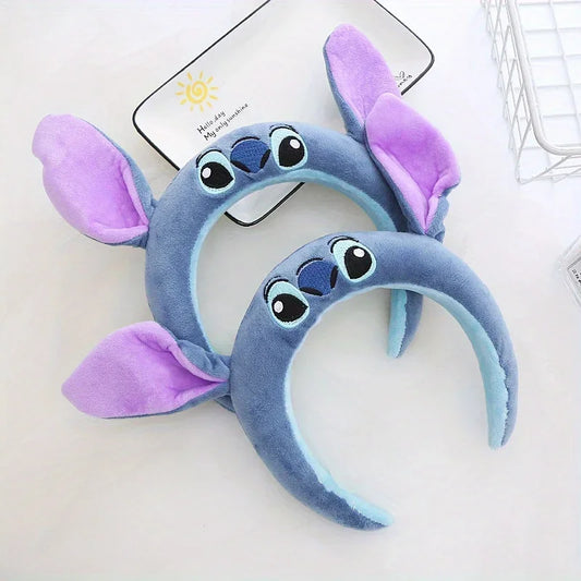 Stich Headband Cute Cartoon Funny Headband Decorative Headband Plush Anti-Slip Headband Girls Gift