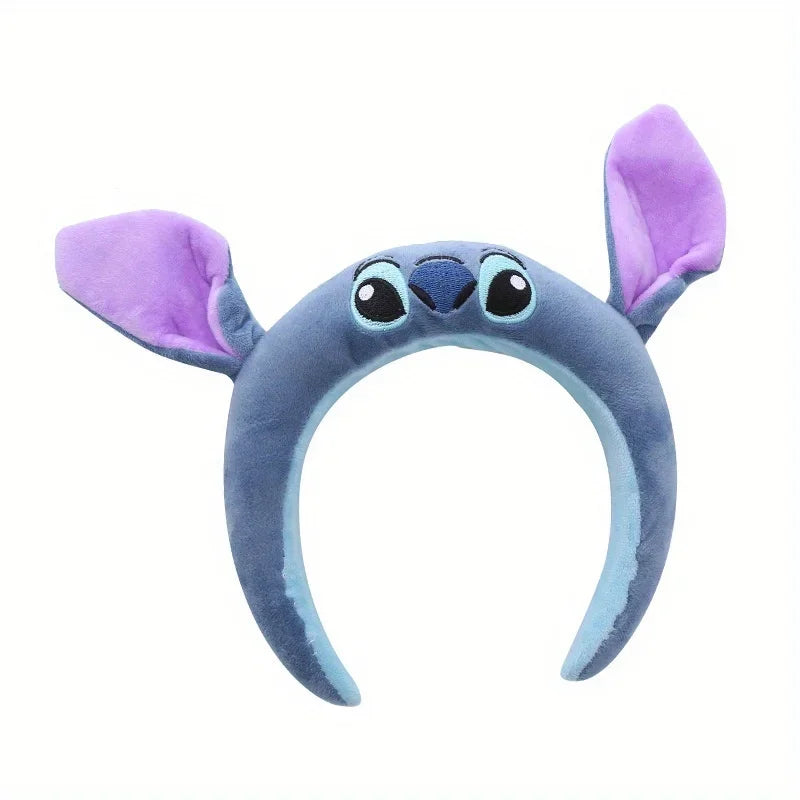 Stich Headband Cute Cartoon Funny Headband Decorative Headband Plush Anti-Slip Headband Girls Gift