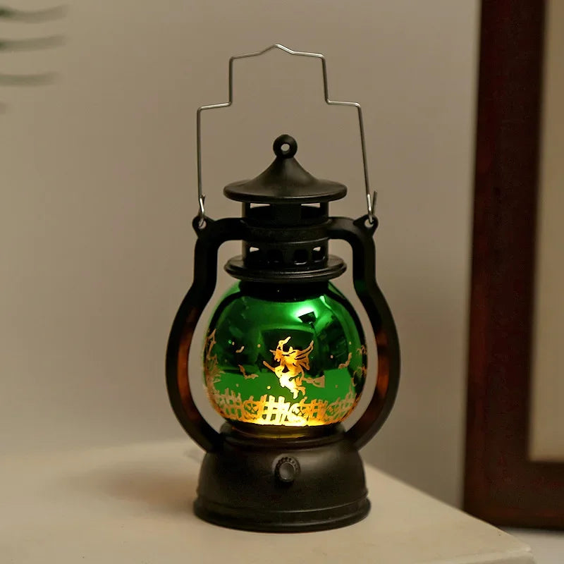 Halloween Decor for Home Led Candles Tea Light Pumpkin Ghost Hanging LED Lantern Lamp Horror Props Halloween Party Bar Decor