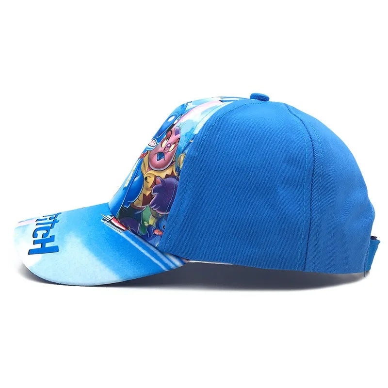 Disney Stitch Baseball Cap Cartoon Sunscreen Hat Sports Golf Cap Breathable Boy Girl Hip Hop Cap Anime Snapback Casual Hats Gift