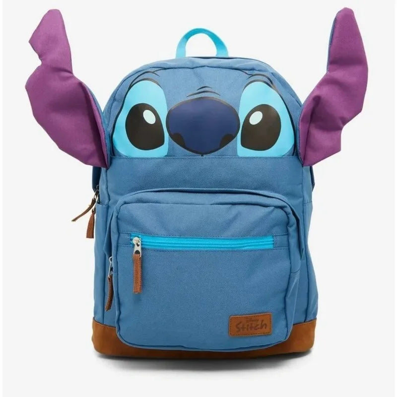 Disney Stitch Backpack Large Capacity School Bag for Boys Girls Computer 14 Inches Fashion Schoolbag Anime Storage Shoulder Bag