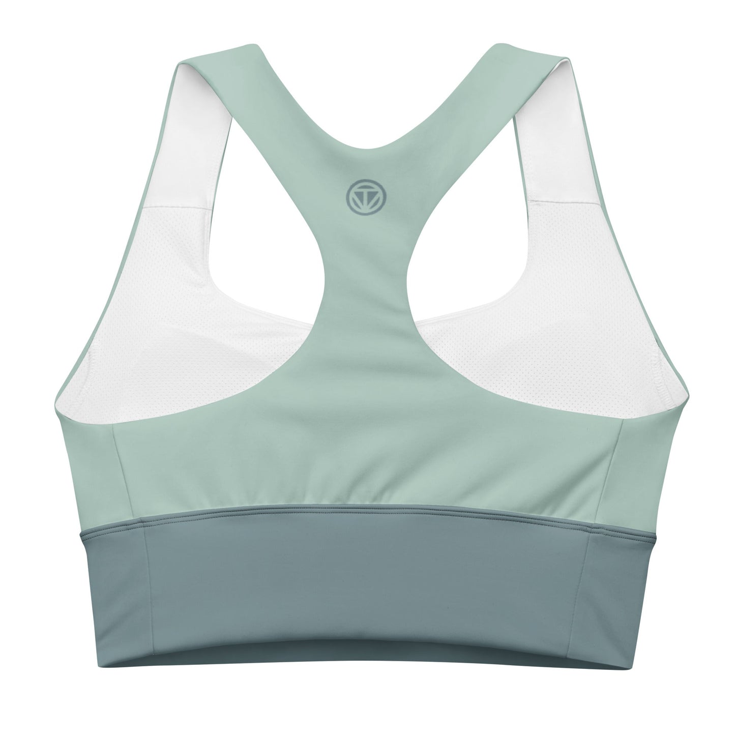 TOV Langer Sport-BH | VIBES (Graublau/Türkis)